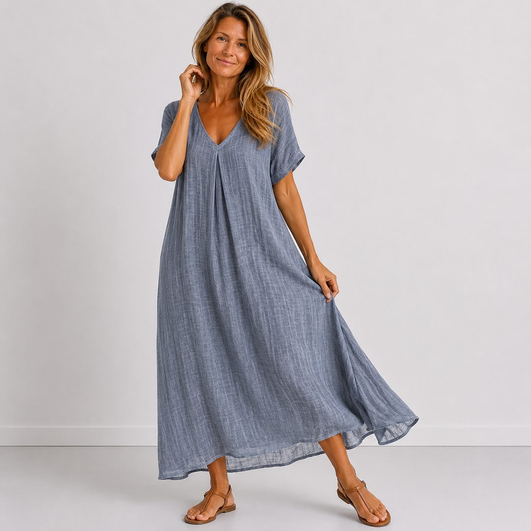 Violet™ | Pehmeästi laskeutuva maxi-mekko