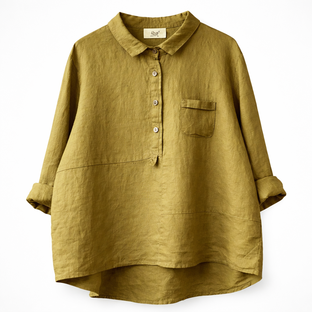 Elegantti Pitkahiha Blouse Naisille