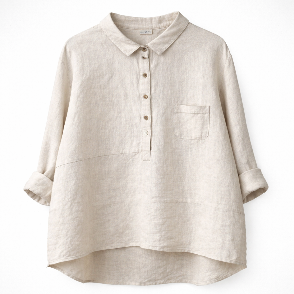 Elegantti Pitkahiha Blouse Naisille