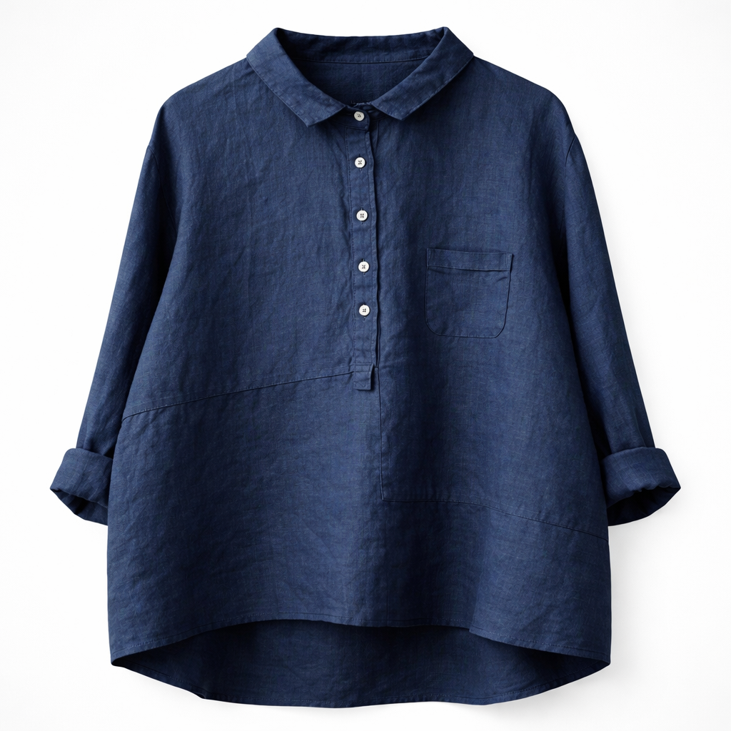 Elegantti Pitkahiha Blouse Naisille