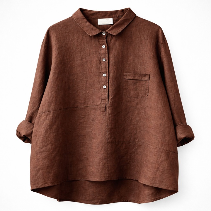 Elegantti Pitkahiha Blouse Naisille