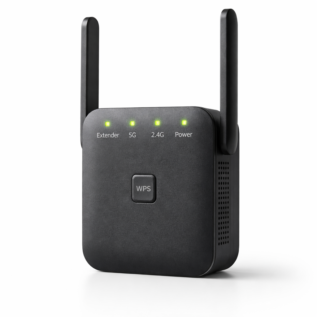 Kaksoiskaista Plug-In Wi-Fi Laajennin