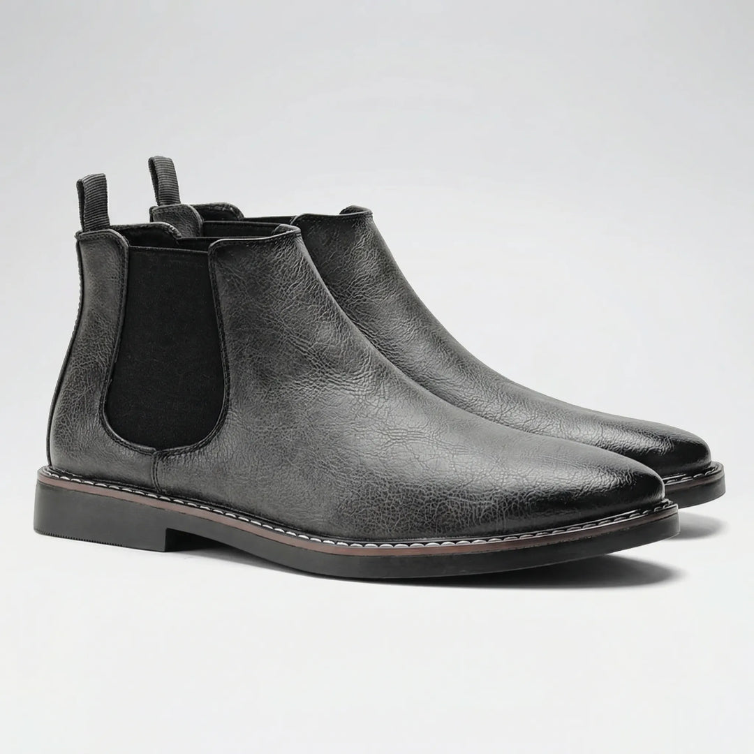 Chelvrox - Slip-On Ankle Chelsea Boot For Men