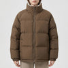 Vuorattu fleece-vuorilla puffer-takki naisille