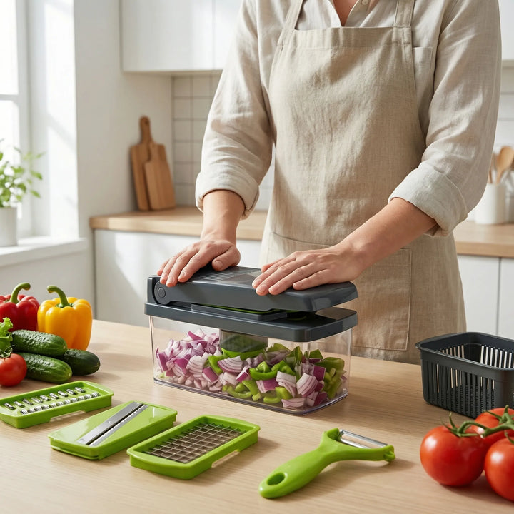 Chopprix - Multi-Function Vegetable Chopper With Container