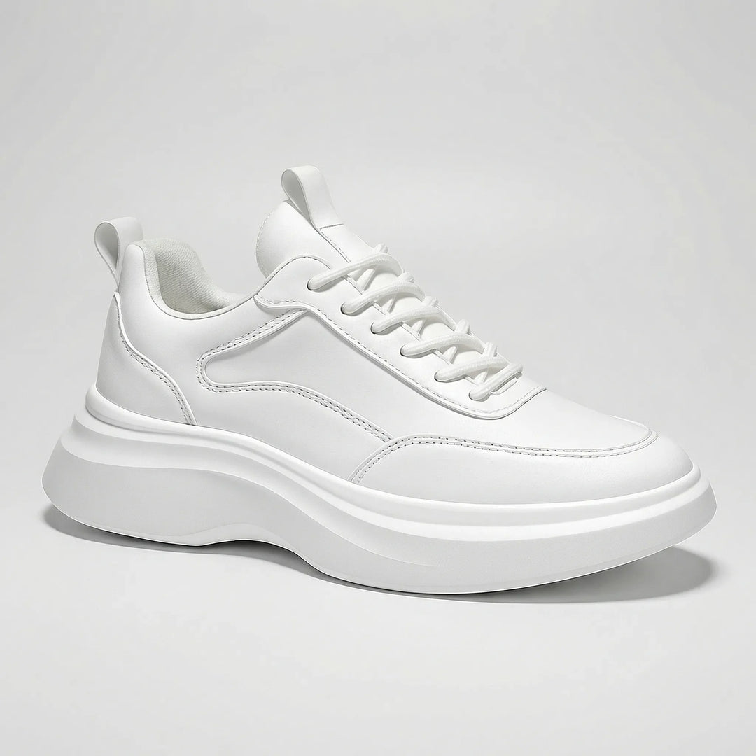 Clarven - Minimalist Low-Top Lace-Up Sneaker