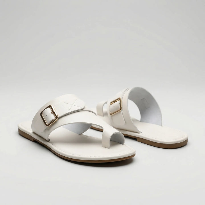 Coastelle - Open-Toe Slip-On Sandal With Buckle