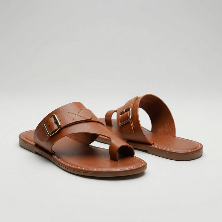 Coastelle - Open-Toe Slip-On Sandal With Buckle