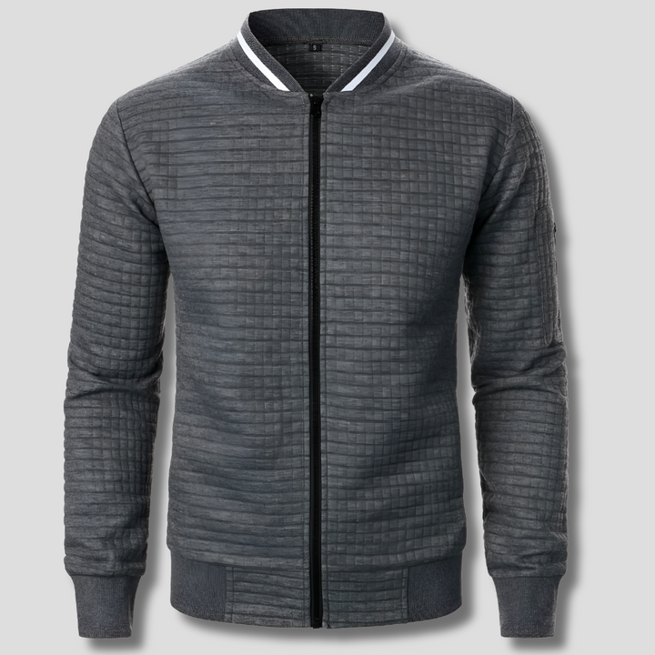 Mukava ja Lämmin Miesten Zip-Up Neule