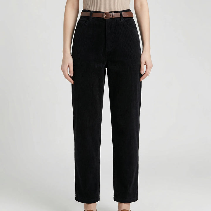 Cordova - High-Waist Wide-Leg Corduroy Trousers
