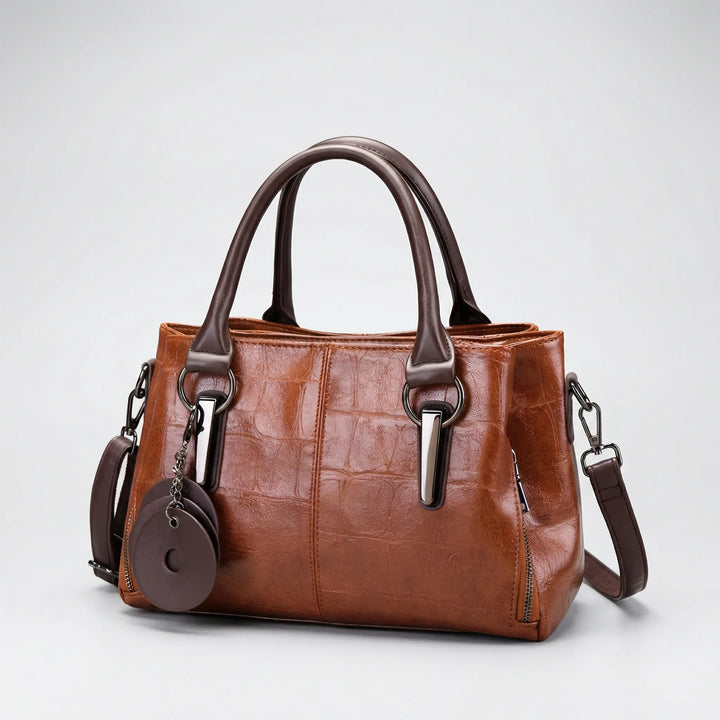 Crostova - Structured Boston-Style Top Handle Bag