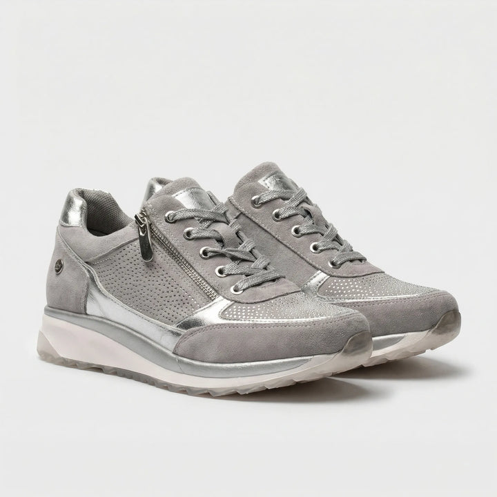 Cushiva - Lace-Up Women's Walking Sneaker