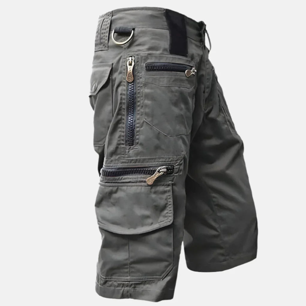 Polvenpituinen cargo-shorts miehille