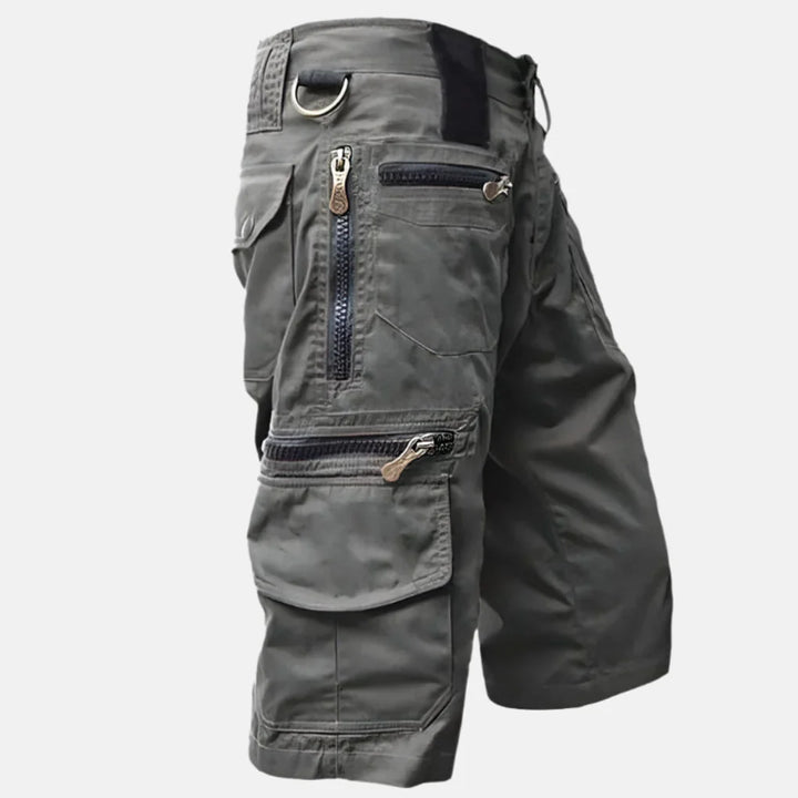 Polvenpituinen cargo-shorts miehille