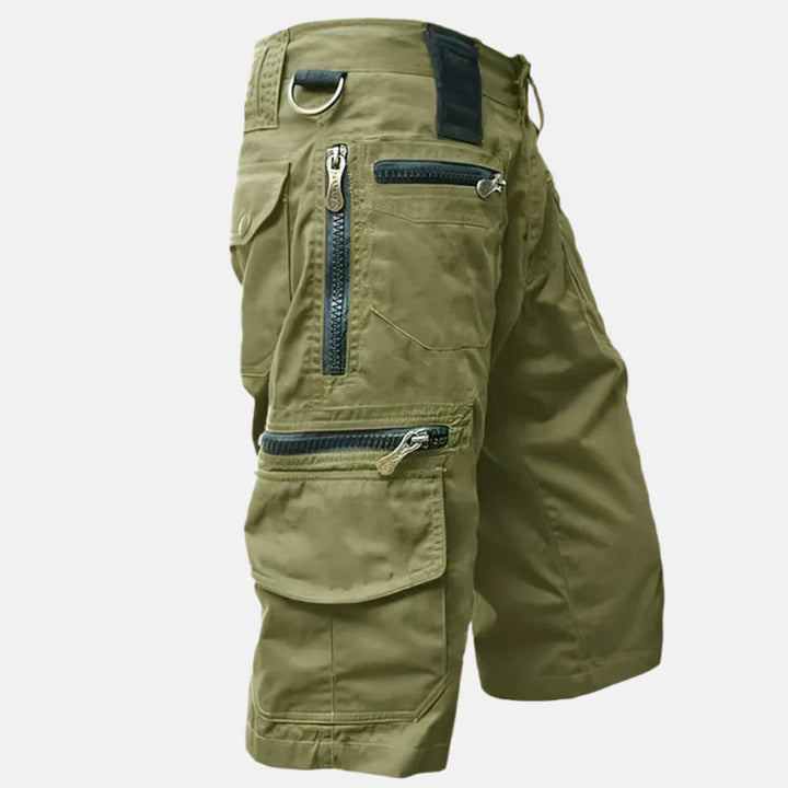 Polvenpituinen cargo-shorts miehille