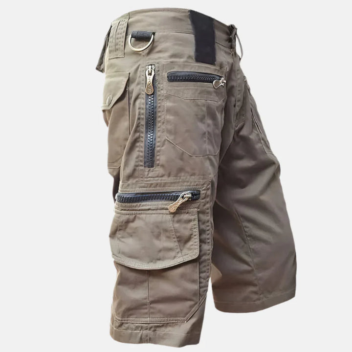Polvenpituinen cargo-shorts miehille