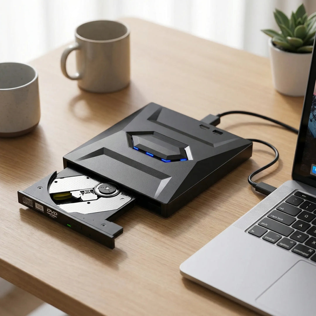 Discvera - 7-In-1 External Optical Disc Drive