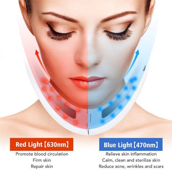 LiftSculpt Duo | Kaksoisleuan hierontalaite V-kasvojen muotoiluun ja lämmitystilalla