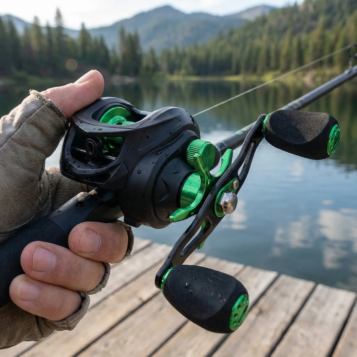 Driftcast - Low-Profile Baitcasting Reel For Angling