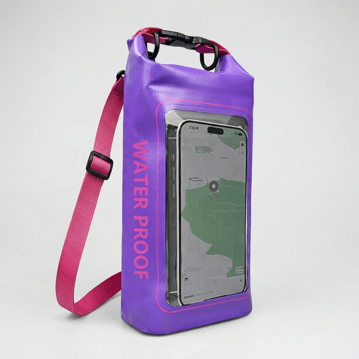 Dryventure - Waterproof Roll-Top Dry Bag With Phone Window