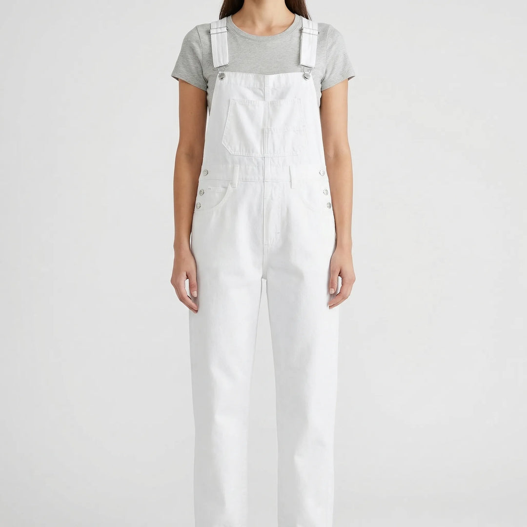 Dunaway - Relaxed Fit Denim Bib Overalls