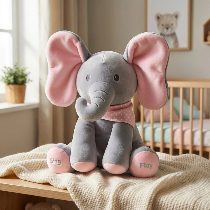 Flappito - Animated Ear-Flapping Elephant Plush Toy