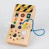 Montessori LED-valolla varustettu aktiviteetti-taulu