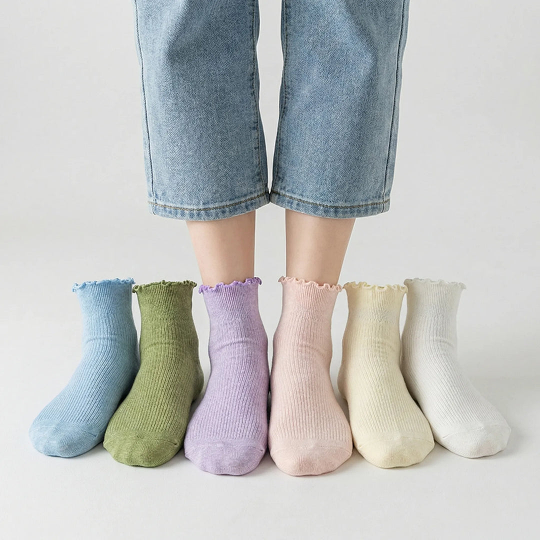 Frillette - Ruffle Cuff Ankle Sock Set
