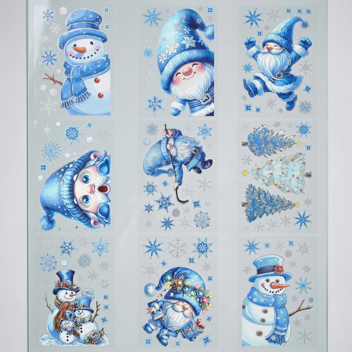 Frostique - Oversized Holiday Window Sticker Set