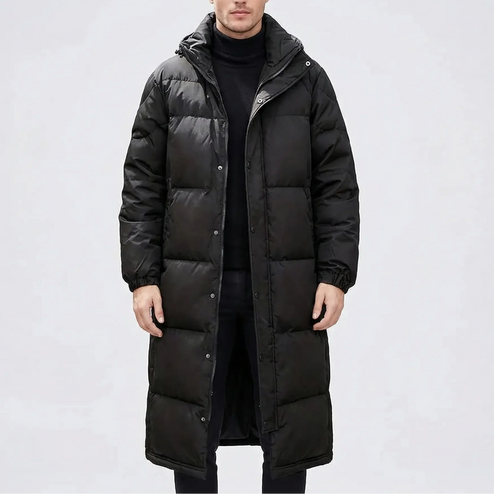 Frostlonge - Long Padded Hooded Winter Jacket