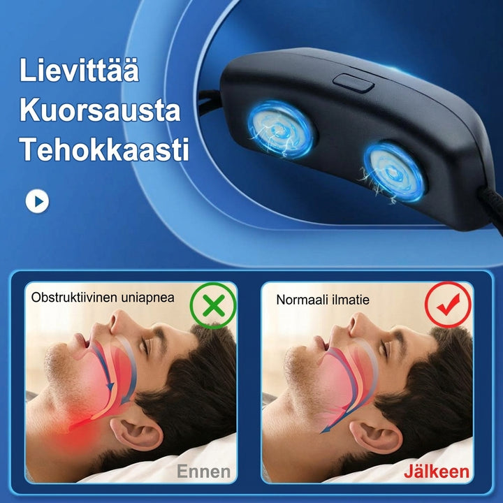 Älykäs kuorsauksen estolaite