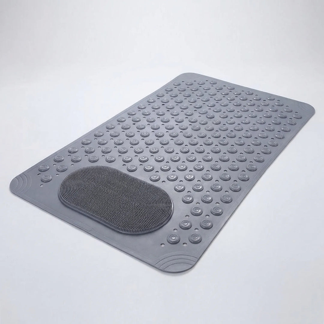 Grippex - Non-Slip Shower Mat With Foot Scrubber