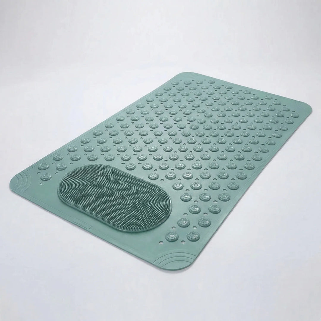 Grippex - Non-Slip Shower Mat With Foot Scrubber