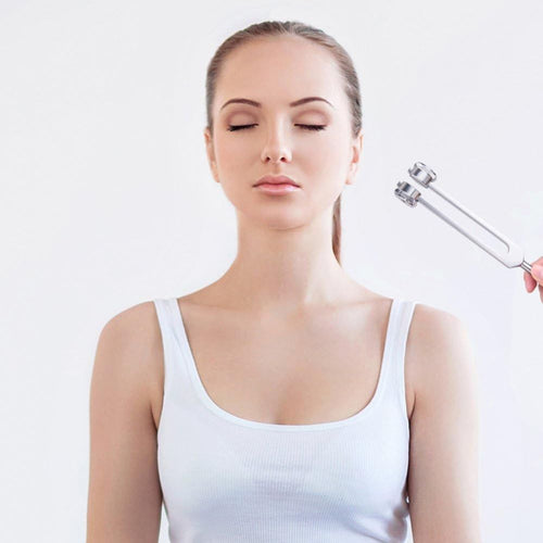 AuraVibe Precision Healing Fork | 128 Hz:n äänirauta parempaan itseparantumiseen ja hyvinvointiin