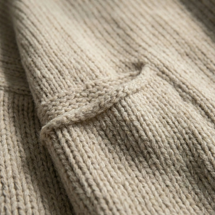 Ivorra - Oversized Round Neck Knit Sweater