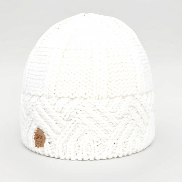 Knitova - Ribbed Knit Fold-Over Cuff Beanie