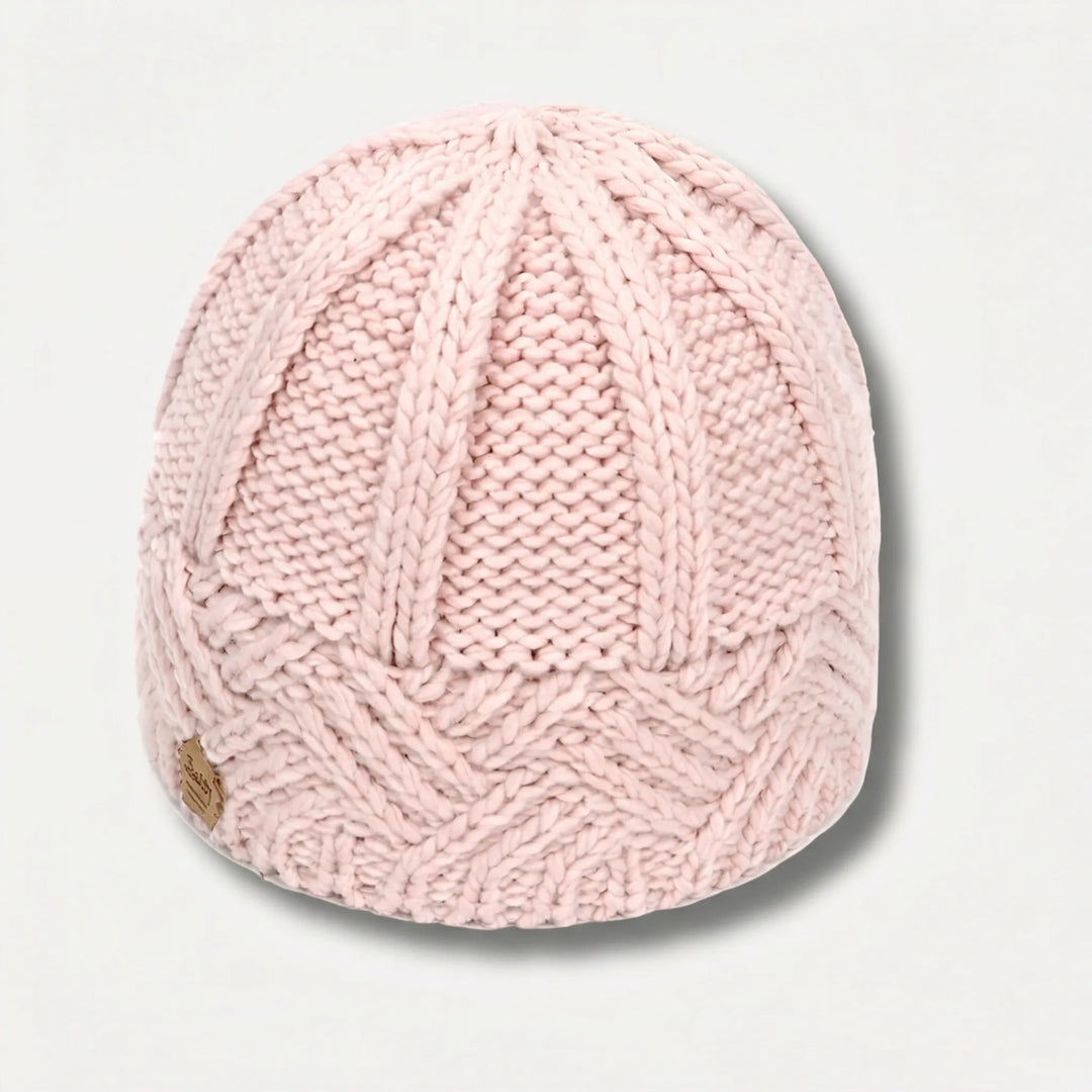 Knitova - Ribbed Knit Fold-Over Cuff Beanie