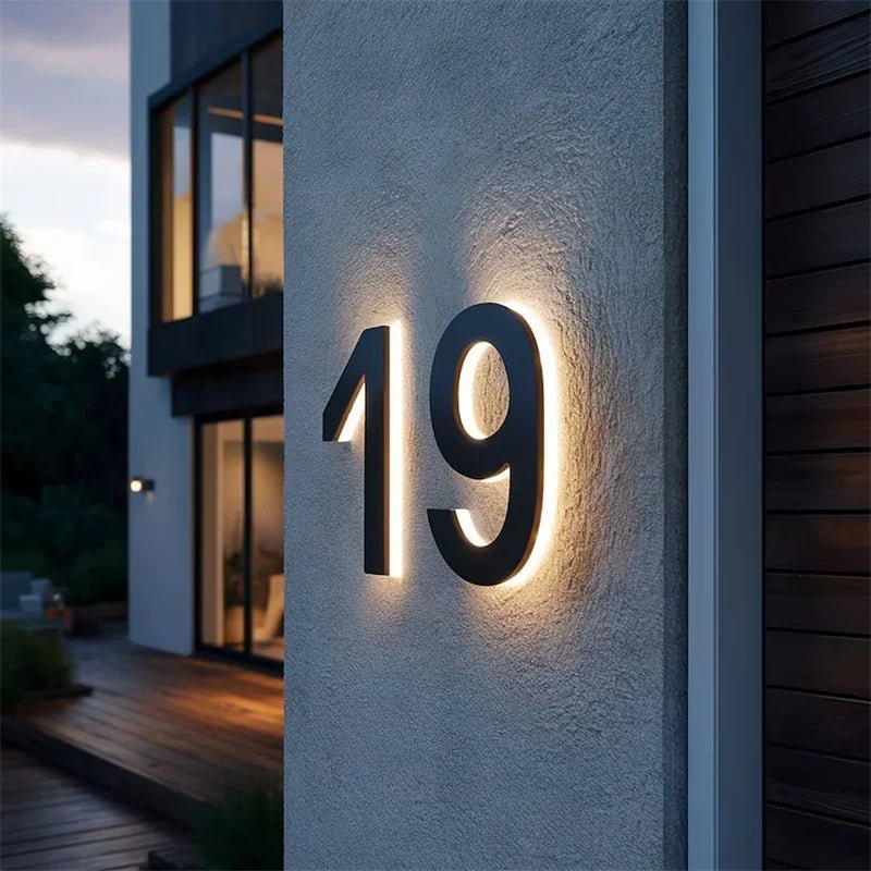 LICHTZEICHEN – muokattavat LED-talonnumerot moderneihin koteihin