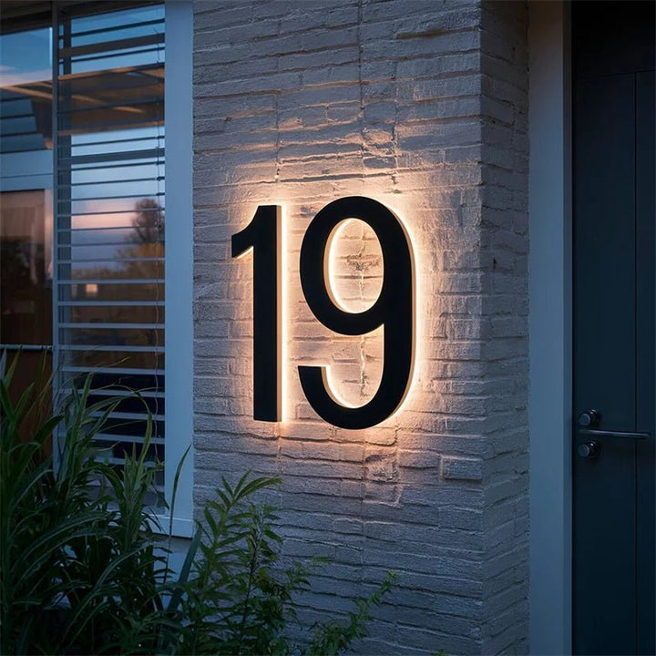 LICHTZEICHEN – muokattavat LED-talonnumerot moderneihin koteihin