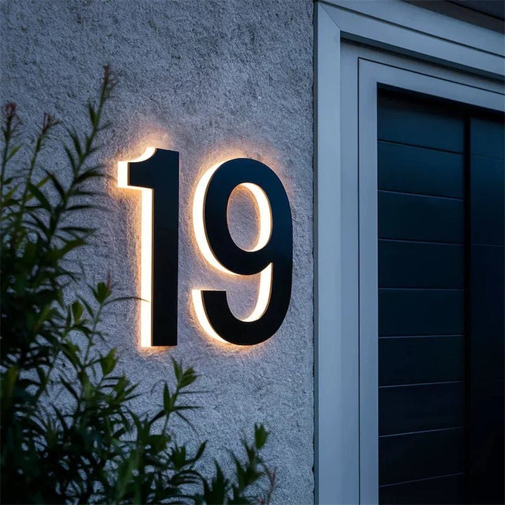 LICHTZEICHEN – muokattavat LED-talonnumerot moderneihin koteihin