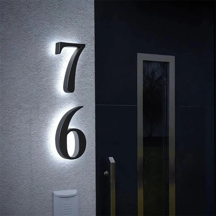 LICHTZEICHEN – muokattavat LED-talonnumerot moderneihin koteihin