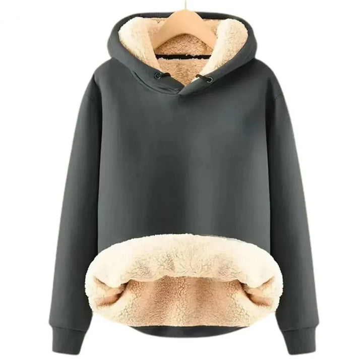 Mukava fleece-vuorattu takki naisille