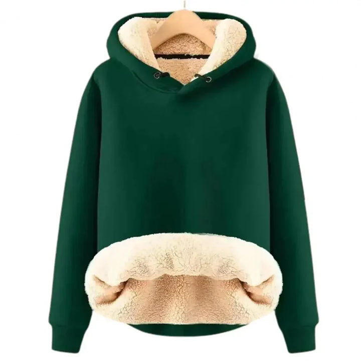 Mukava fleece-vuorattu takki naisille