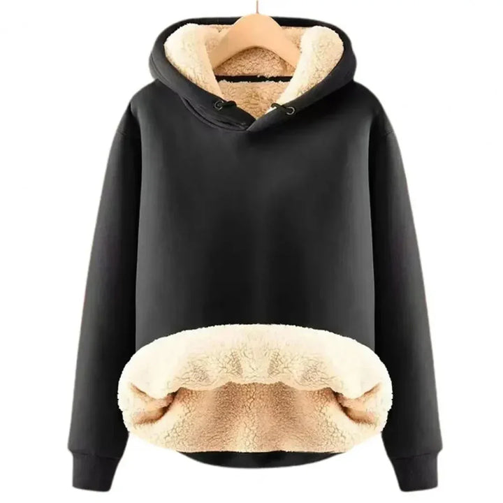 Mukava fleece-vuorattu takki naisille