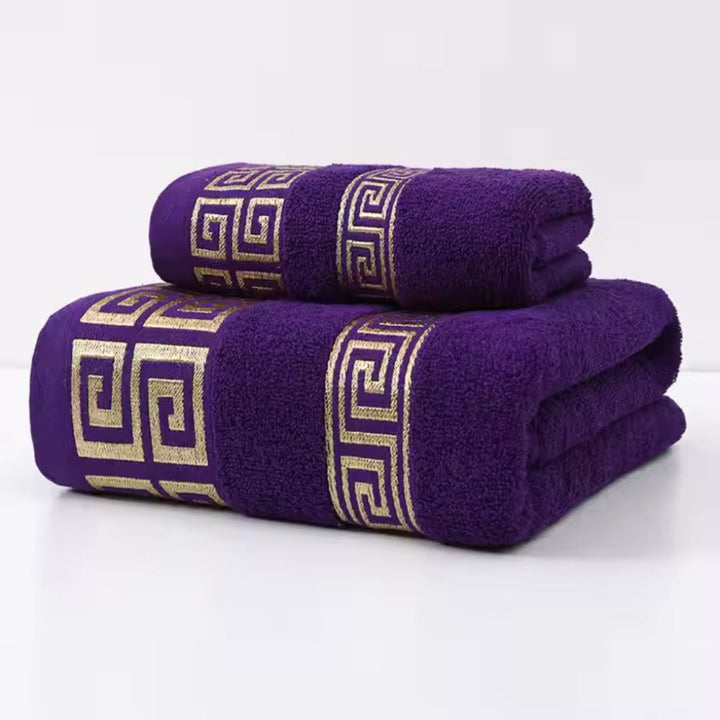 Premium Puuvillapyyhe Setti 2 Pakkaus