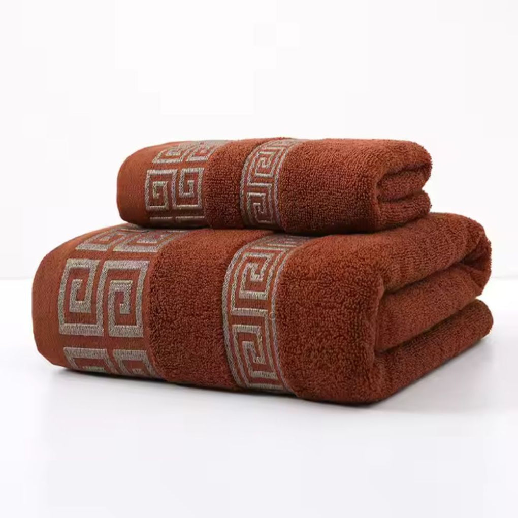 Premium Puuvillapyyhe Setti 2 Pakkaus