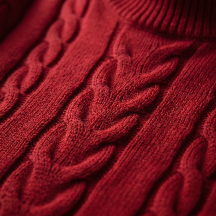 Norrvik - Relaxed-Fit Cable-Knit Turtleneck Sweater