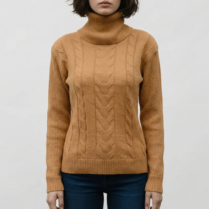 Norrvik - Relaxed-Fit Cable-Knit Turtleneck Sweater