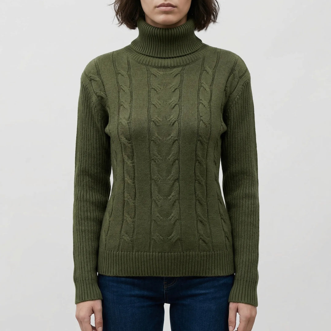 Norrvik - Relaxed-Fit Cable-Knit Turtleneck Sweater