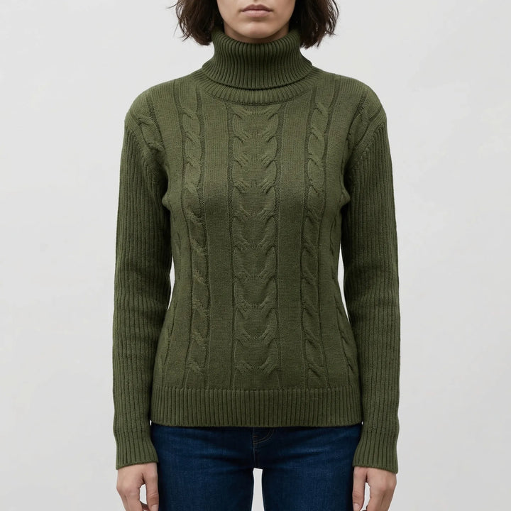 Norrvik - Relaxed-Fit Cable-Knit Turtleneck Sweater